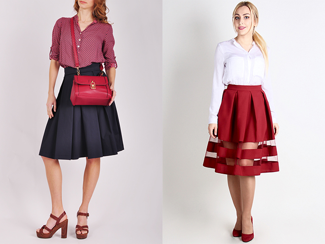 Стильная и женственная юбка в складку - модный тренд сезона